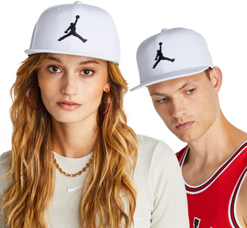 Jordan Jumpman Pro - Unisex Petten White - S/M