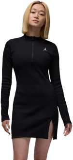 Jordan Knit Jurken Dames - Zwart - Maat XS Black