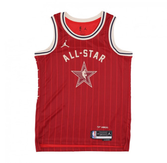 Jordan NBA All Star Giannis Shirt Jordan , Red , Heren - Xl,L,M,S,Xs