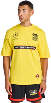 Jordan Q54 T-shirts Heren - Geel - Maat M - Katoen Jersey Yellow