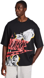 Jordan Reissue T-shirts Heren - Zwart - Maat L - Katoen Jersey Black