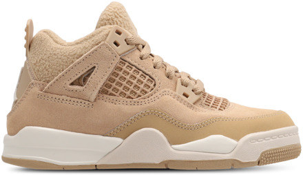 Jordan Retro 4 Peuterschoenen - Bruin - Maat 33.5 - Leer Brown