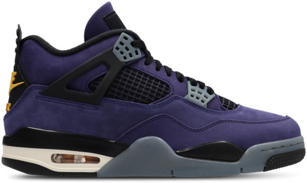 Jordan Retro 4 Sneakers Heren - Paars - Maat 41 - Leer Purple