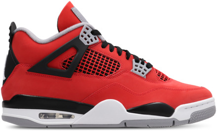 Jordan Retro 4 Sneakers Heren - Rood - Maat 45 - Leer Red