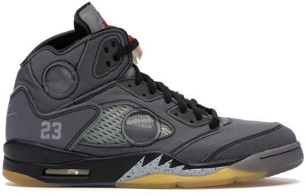 Jordan Retro High Off-White Black Sneaker Jordan , Black , Heren - 44 1/2 EU