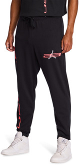 Jordan Sport Dri-fit Broeken Heren - Zwart - Maat M - Katoen Fleece Black
