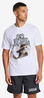 Jordan Sport Dri-fit Gfx T-shirts Heren - Wit - Maat S White