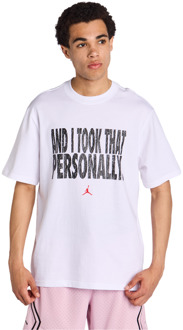 Jordan Sport Dri-fit T-shirts Heren - Wit - Maat S White