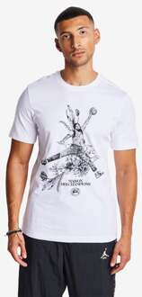 Jordan Sport Dri-fit T-shirts Heren - Wit - Maat XS White
