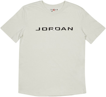 Jordan Stretch T-shirts Kinder - Zilver - Maat 128 - 137 CM - Katoen Jersey Silver