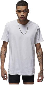 Jordan T-Shirts Jordan , White , Heren - Xl,L,M,S