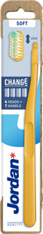 Jordan Tandenborstel Jordan Change Toothbrush Soft Assorterd 1 st + 2 st