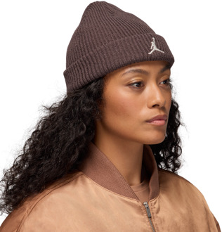 Jordan Terra Winter mutzen Unisex - Bruin - One Size - Wol Brown