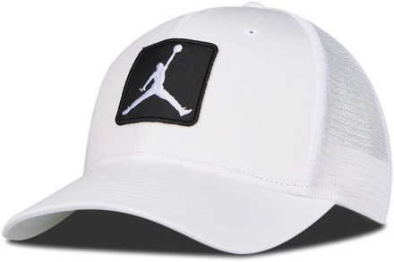 Jordan Trucker Petten Unisex - Wit - Maat M/L - Katoen White