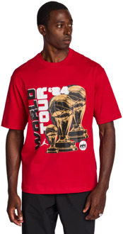 Jordan World Tour T-shirts Heren - Rood - Maat S - Katoen Jersey Red