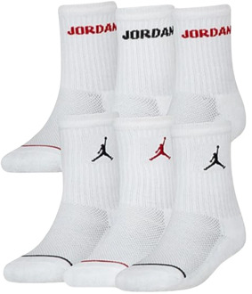 Jordan Zwarte Flight Mid-Length Sokken Jordan , Black , Unisex - ONE Size
