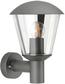 Jorrit buitenwandlamp, antraciet antraciet, helder