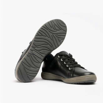 Josef Seibel Caren 12 Dames Leren Sneakers Zwart - maat