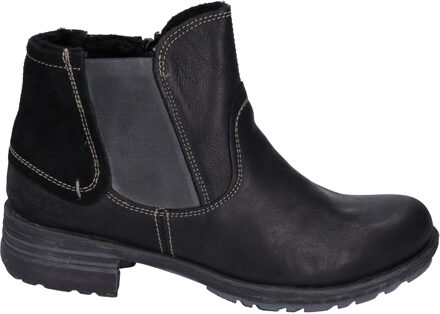 Josef Seibel Dames Enkellaars Sandra 56 in zwart - EU 38