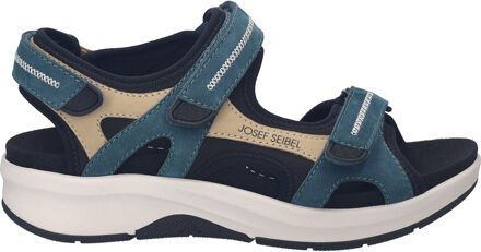 Josef Seibel Dames Sandaal Estelle 02 in beige Groen - EU 37