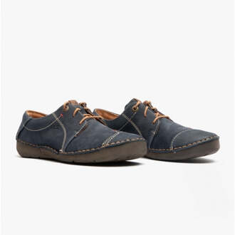 Josef Seibel Fergey 20 Dames Leren Schoenen Oceaan Blauw