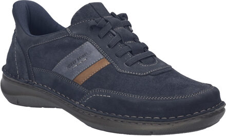 Josef Seibel Heren Lage Schoen Nieuwe Anvers 26 in Blauw Indigoblauw - EU 47
