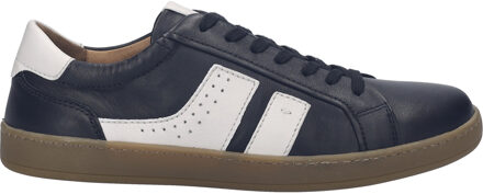 Josef Seibel Heren Sneaker Lio 07 in zwart - maat EU 45 Zwart/wit
