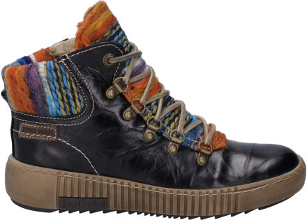 Josef Seibel Maren 06 | Enkellaars voor Dames | zwart Zwart/Veelkleurig - EU 37