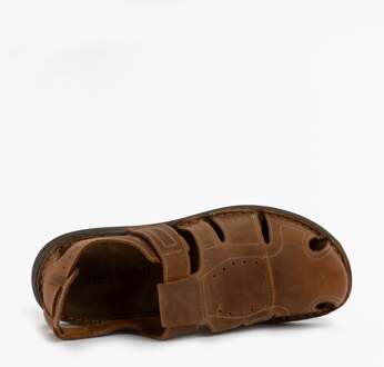 Josef Seibel MAVERICK 01 Heren Leren Sandalen Kastanjebruin