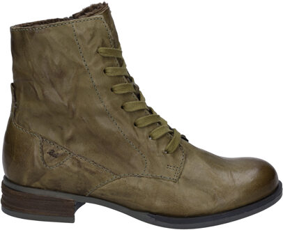 Josef Seibel Sanja 01 | Enkellaars voor Dames | groen Olijf