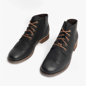 Josef Seibel Sienna 74 Dames Leren Enkellaarsjes Zwart - EU 37.5 / UK 4.5