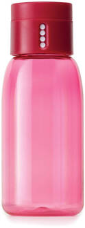 Joseph Joseph Dot Hydration-Tracking Waterfles 0,4 L Roze