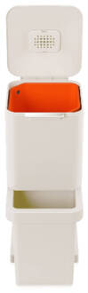 Joseph Joseph Intelligent Waste Afvalemmer Totem Pop 40 liter - Ston Beige