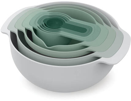 Joseph Joseph Nest Plus Schalenset 9-delig Grijs, Groen