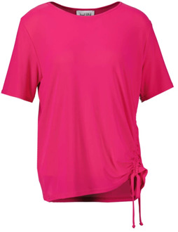 Joseph Ribkoff Roze T-shirt met Plooien Joseph Ribkoff , Pink , Dames