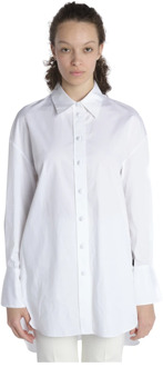 Joseph Witte Katoenen Overhemd van Berton Joseph , White , Dames - Xl,L,M,S
