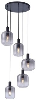 Joséphine hanglamp smoke glas 5L Grijs