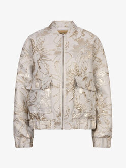 Josh V Dames bomberjas kelsey Zilver - M