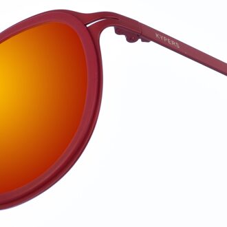 Jossie dameszonnebril van ovaal metaal Oranje