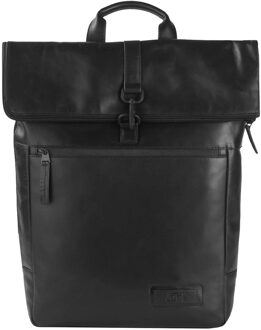 Jost Aarhus Messenger Backpack black Zwart - H 44 x B 30 x D 10