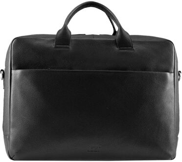 Jost Frankfurt Business Bag black heren aktetas Zwart - H 30 x B 40 x D 20 cm