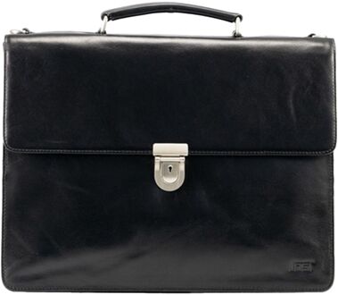 Jost Skagen Briefcase 2 Comp. black Zwart - H 30 x B 40 x D 12 cm