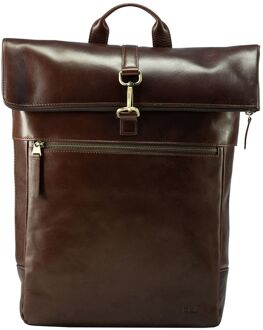 Jost Skagen Messenger laptop laptop rugzak brown Bruin - H 44 x B 30 x D 10 cm