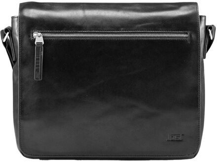 Jost Skagen Shoulderbag M black schoudertas heren Zwart - H 26 x B 32 x D 8 cm