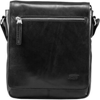 Jost Skagen Shoulderbag S black schoudertas heren Zwart - H 26 x B 23 x D 6 cm