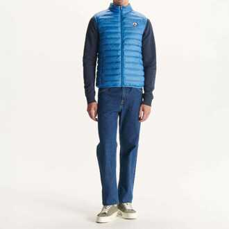 JOTT Heren JOTT Tom Puffer Gilet in Denim Blauw