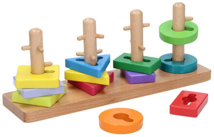 Jouéco Houten Doolhof Puzzle Multikleur