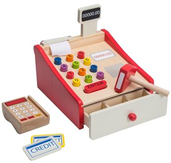 Jouéco Houten Kassa Met Scanner