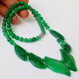 JoursNeige Groen Koude Natuursteen Hangers Ketting Geluk Fijne Carving Vrouwen Zomer eenvoudige mode-sieraden Accessoires leaf