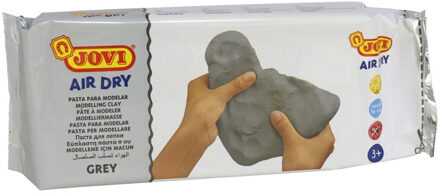 Jovi Zelfhardende klei - 1 kilo - grijs - speelgoed knutsel/hobby boetseerklei